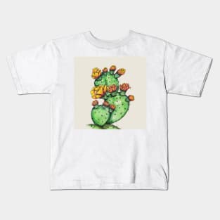 Prickly Pear Cactus Kids T-Shirt